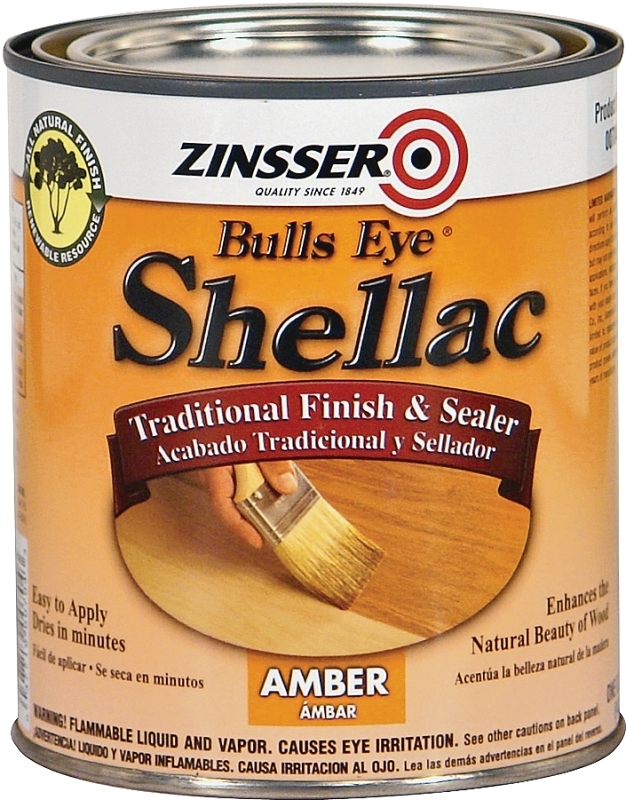 SHELLAC SEALR FNSH AMBER QUART
