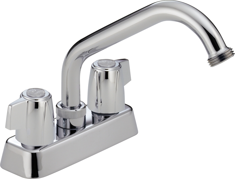 FAUCET LAUNDRY 2 HANDLE CHROME