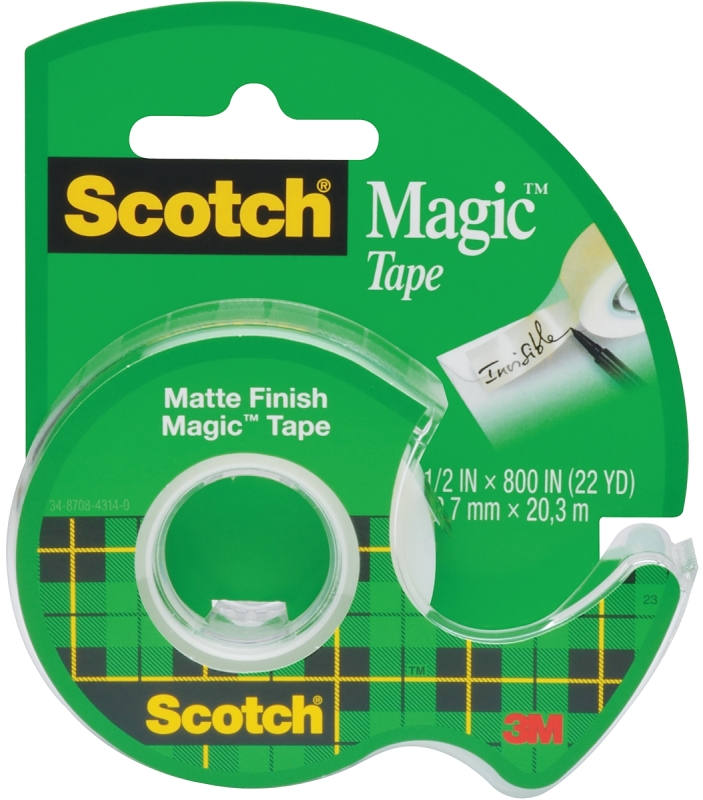 TAPE TRANSPARENT 1/2X800IN    