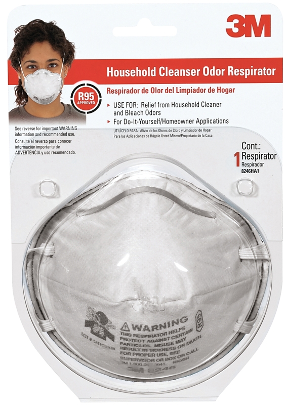RESPIRATOR BLEACH & ODOR N95  