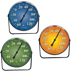 THERMOMETER COLOR DIAL 5 INCH 