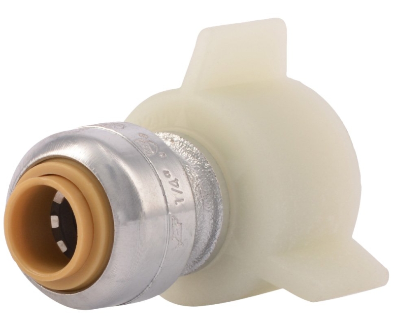 PUSH FIT CONN FAUCET 1/4X1/2  