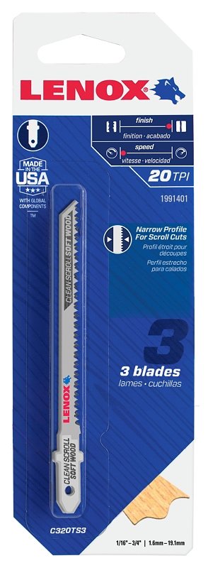 JIGSAW BLADE T-SHANK 3-1/2IN  