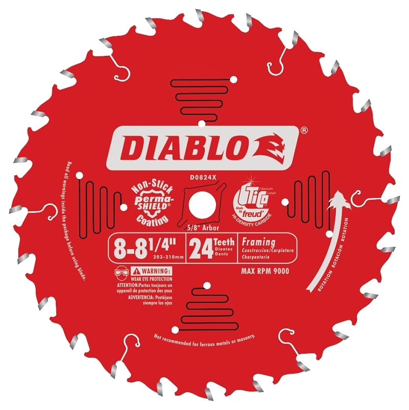 CIRC SAW BLADE 8-1/4X24X5/8   