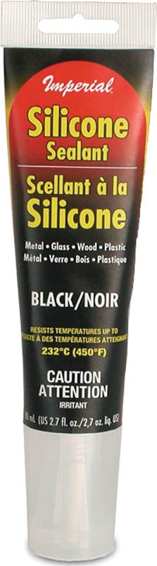 SEALANT SILICONE 2.7OZ BLACK  
