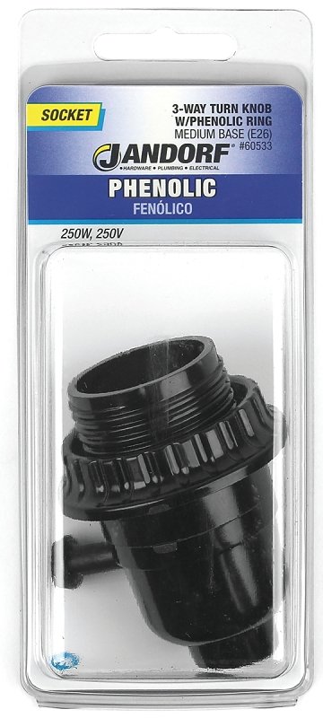 [3397262] SOCKET PHEN 3WAY TRN KNOB RING