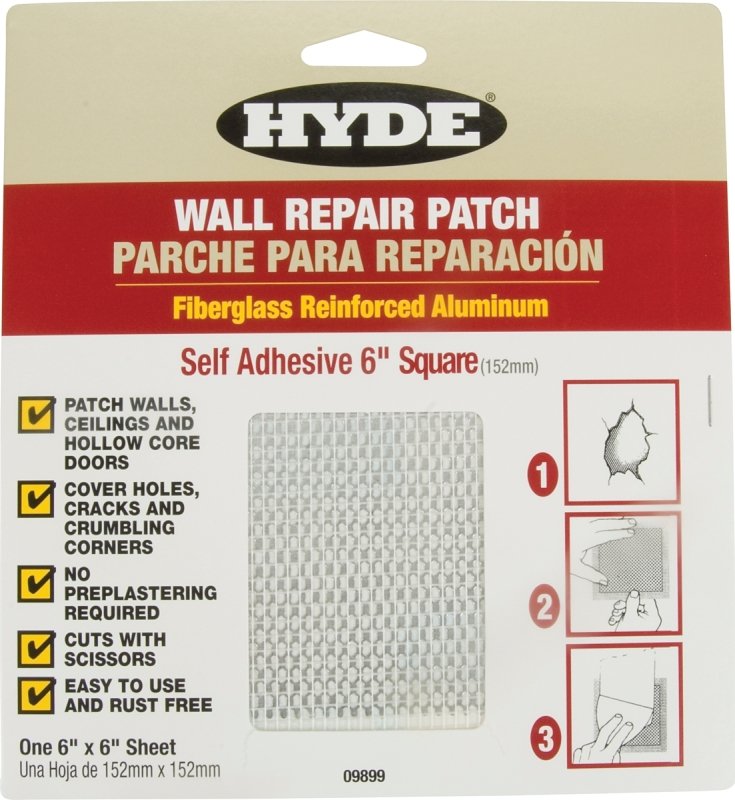 PATCH DRYWALL ALUM 6X6 INCH   