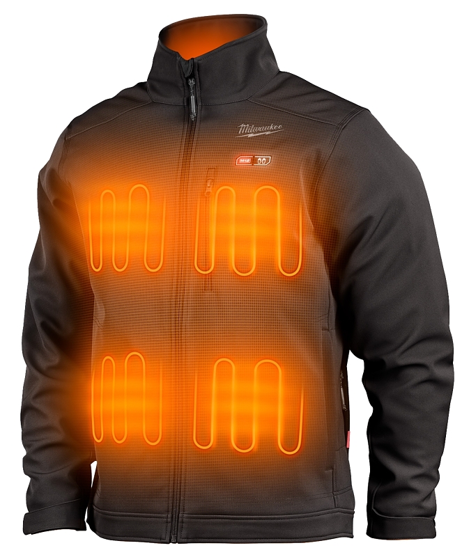 JACKET HEATED M12 BLACK L     