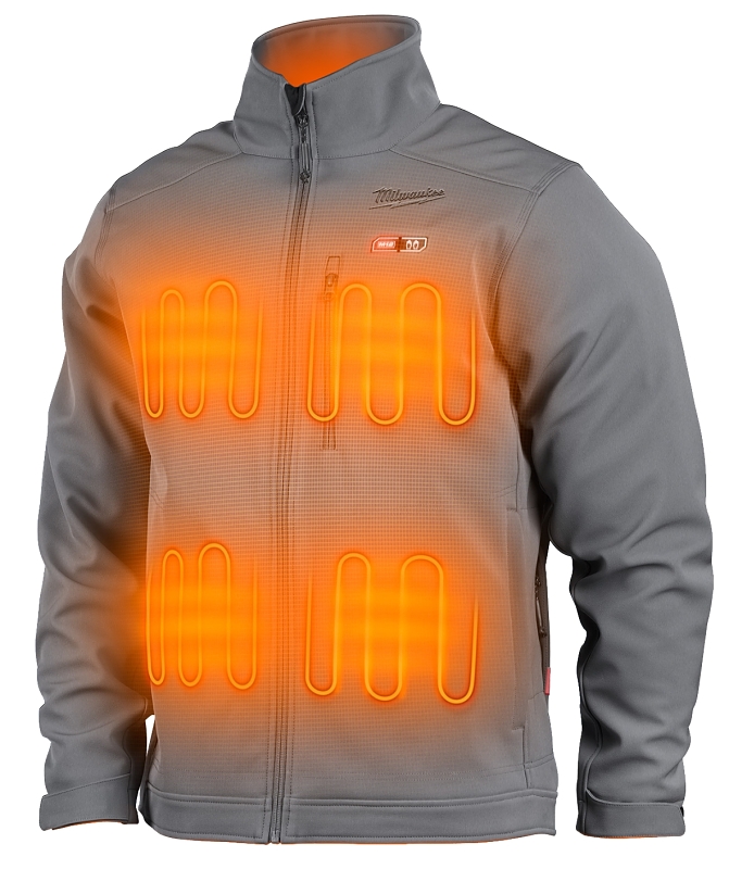 JACKET HEATED M12 GRAY M      