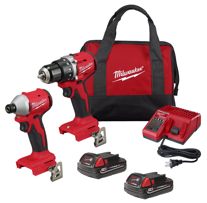 KIT COMBO 2-TOOL COMPCT BRSHLS