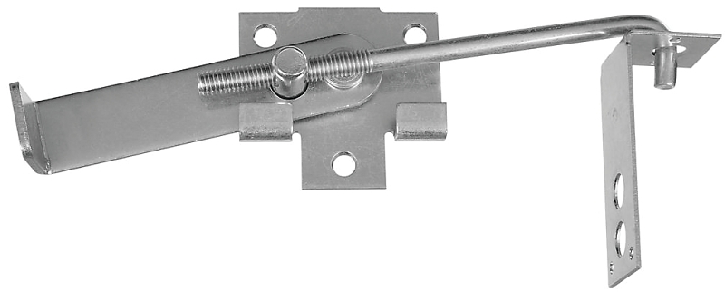JAMB LATCH BARN DOOR STL ZINC 