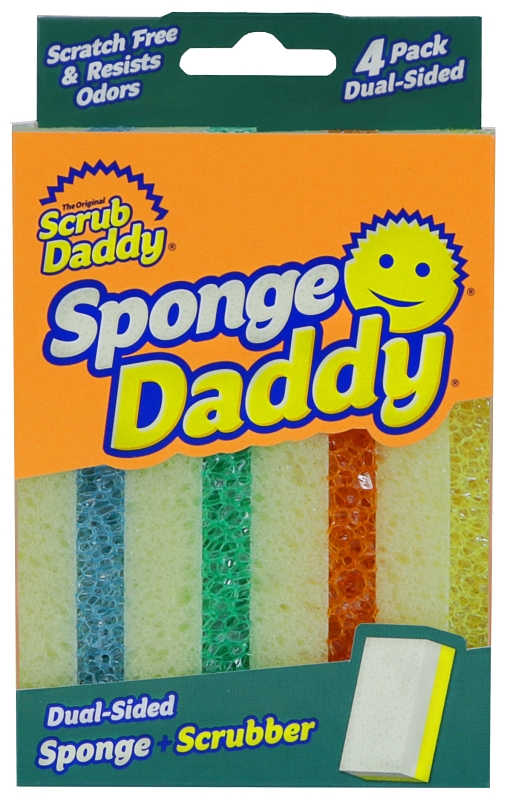 SPONGE SCRUB DADDY 4 PACK     