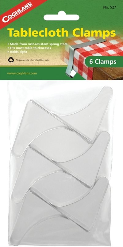 [6802565] CLAMP TABLECLOTH STL SPRNG 6PK
