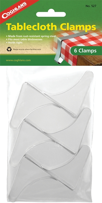 CLAMP TABLECLOTH STL SPRNG 6PK
