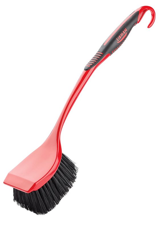 BRUSH UTILITY HANDLE LONG RED 