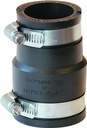COUPLING FLEX PVC 1-1/2X1-1/4 