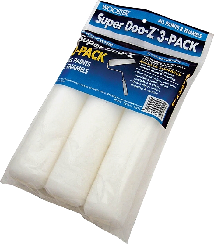 ROLLER COVER 3 PACK 9X3/8IN   