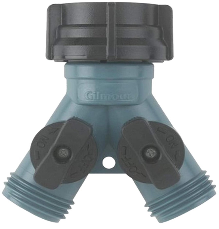 Y-CONNECTOR NYLON W/SHUT OFF  