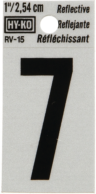 RV-15/7 1" REF VINYL NUMBER #7