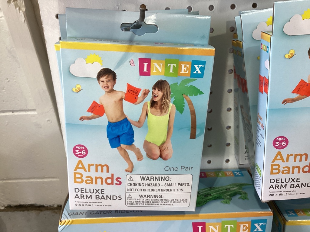 BAND ARM SWIM DELXE 3&UP 9X6IN