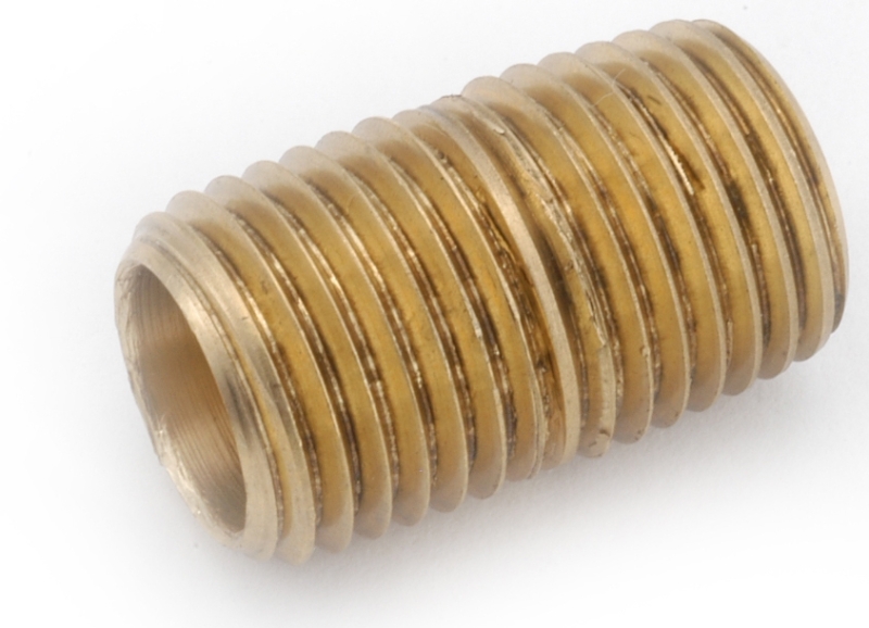 PIPE NIPPLE BRASS 1/4 CLOSE   