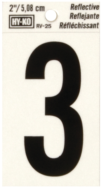 RV-25/3 REFL NUMBER 3 2IN     