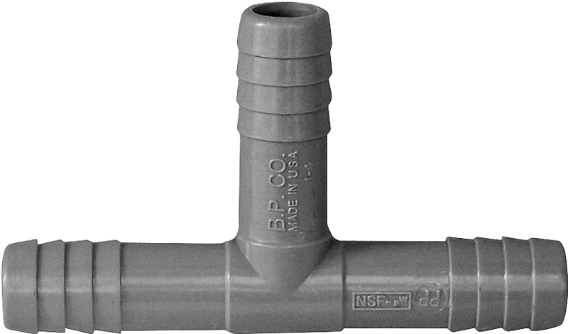 TEE POLY BARB 1/2 IN          