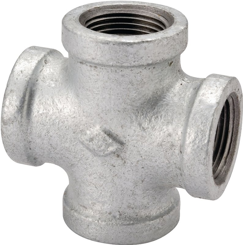CROSS MALLEABLE GALV 1/2      