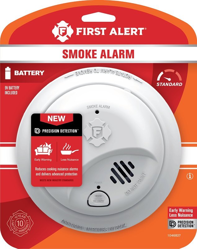[8495012] SMOKE ALARM DC 9V  B/O 10YEAR 