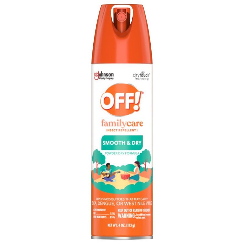 REPELLENT OFF SMOOTH/DRY 4OZ  