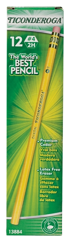 PENCIL EXTRA HARD YELLOW 12CT 