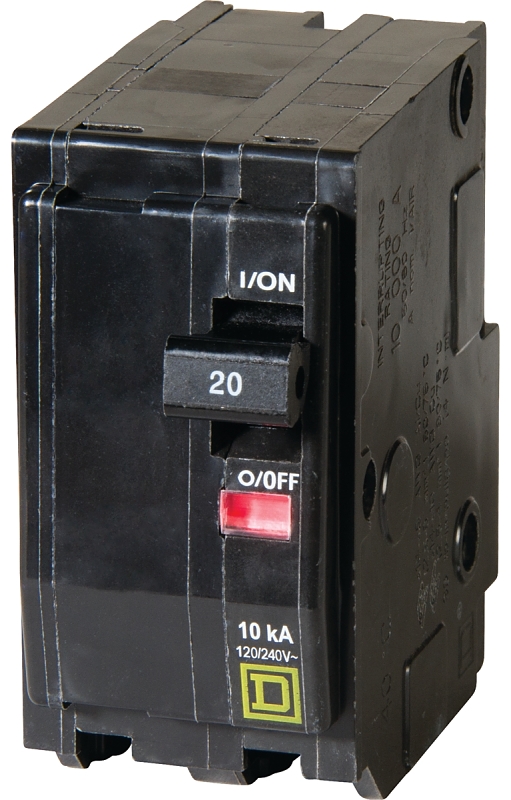 CRCUIT BREAKER QO 2P 3/4IN 20A