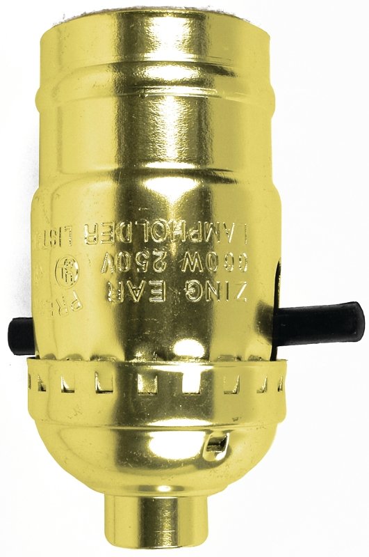 [3404837] SOCKET PUSH THROUGH BRASS     