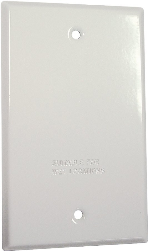 1G WHITE BLANK COVER          