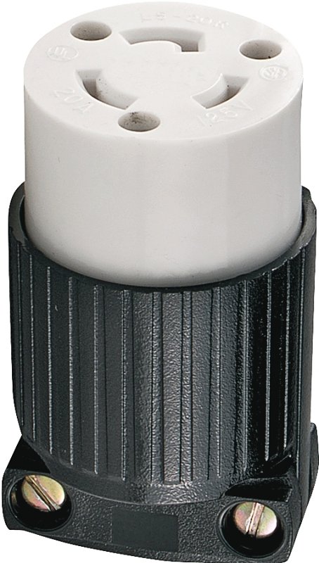 [6088876] CONNECTOR LOCKING BLK 20A/125V