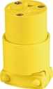 CONNECTOR GROUNDG YEL 15A 250V