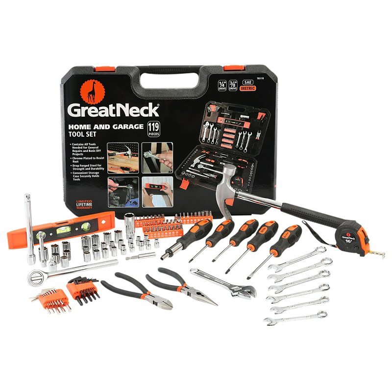 [1120021] HOME & GARAGE TOOL SET        