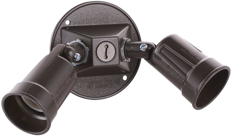 4IN BRNZ RND COVER/ 2 LMPHLDR 