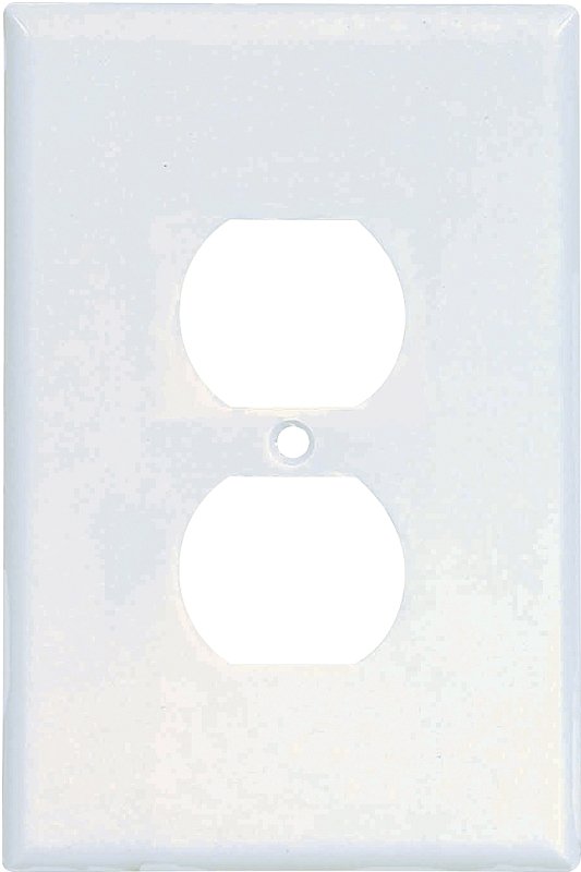 WALLPLATE 1 GANG DPX WHT 1/PK 