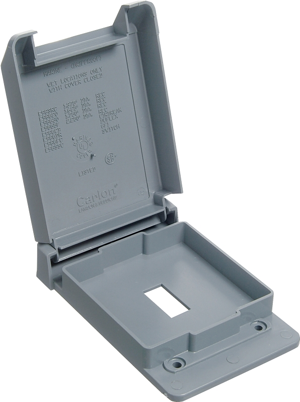 1G NM WTHRPRF SWITCH BOX COVER