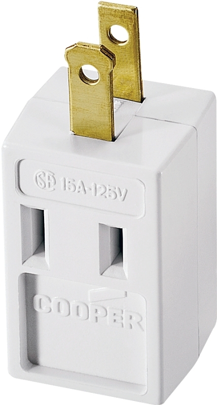 PLG OUTLET 3 WHT 15A 125V     