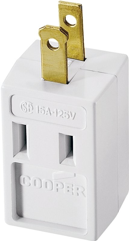 [4864427] PLG OUTLET 3 WHT 15A 125V     