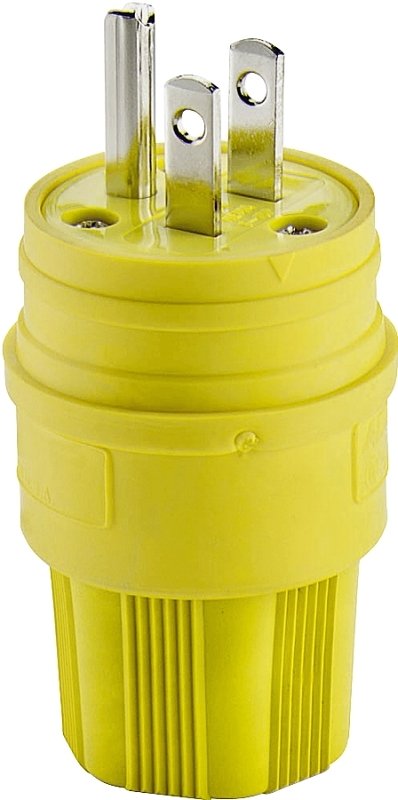 GROUNDED WATERTIGHT PLUG      