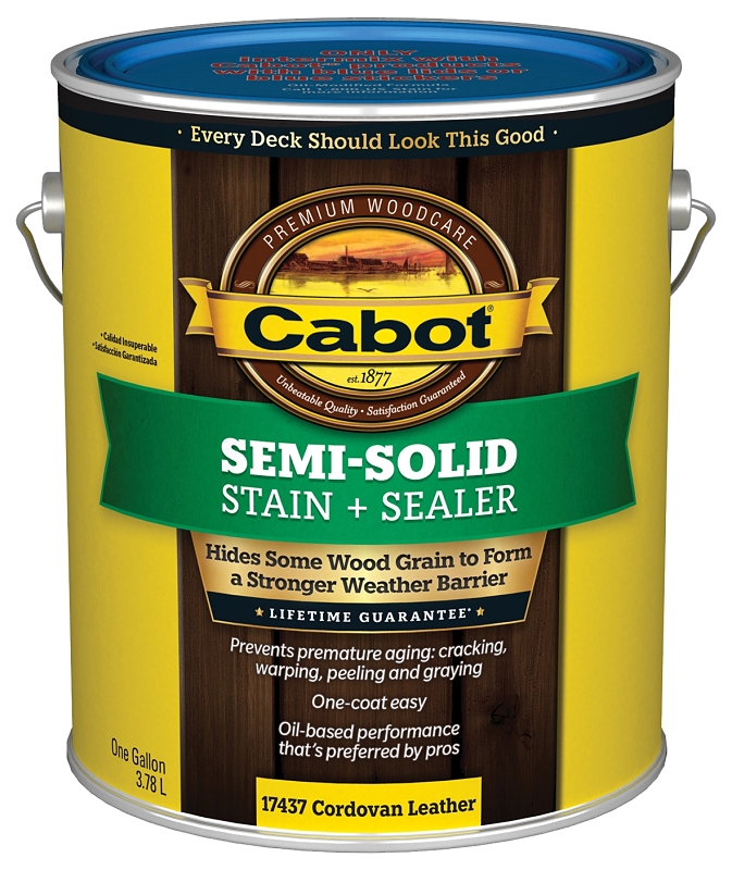 STAIN SEMISOLID OIL VOC BRN GA