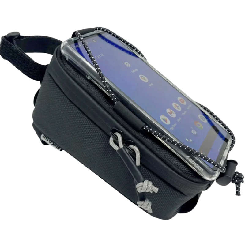 1043 ELASTO-BEETLE UNIVERSAL TOP TUBE/STEM PHONE HOLDER BLK