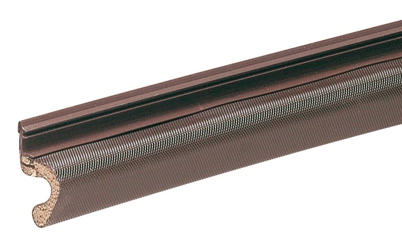 WEATHERSTRIP DOOR 1 X 7FT BRN 