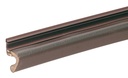 WEATHERSTRIP DOOR 1 X 7FT BRN 
