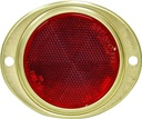 REFLECTOR AUTO ALUM RED 3IN   