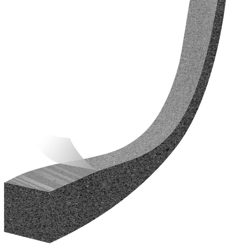 [1249366] TAPE EXP FOAM BLACK 1INX13FT  