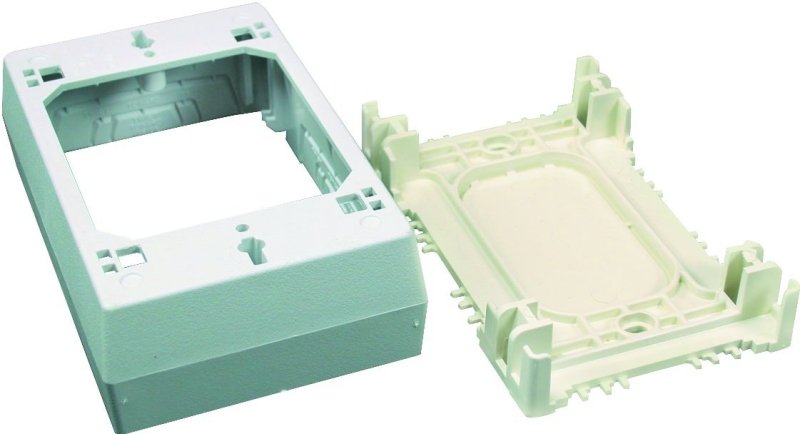[2124360] 1-3/8IN WHT DEEP OUTLET BOX   